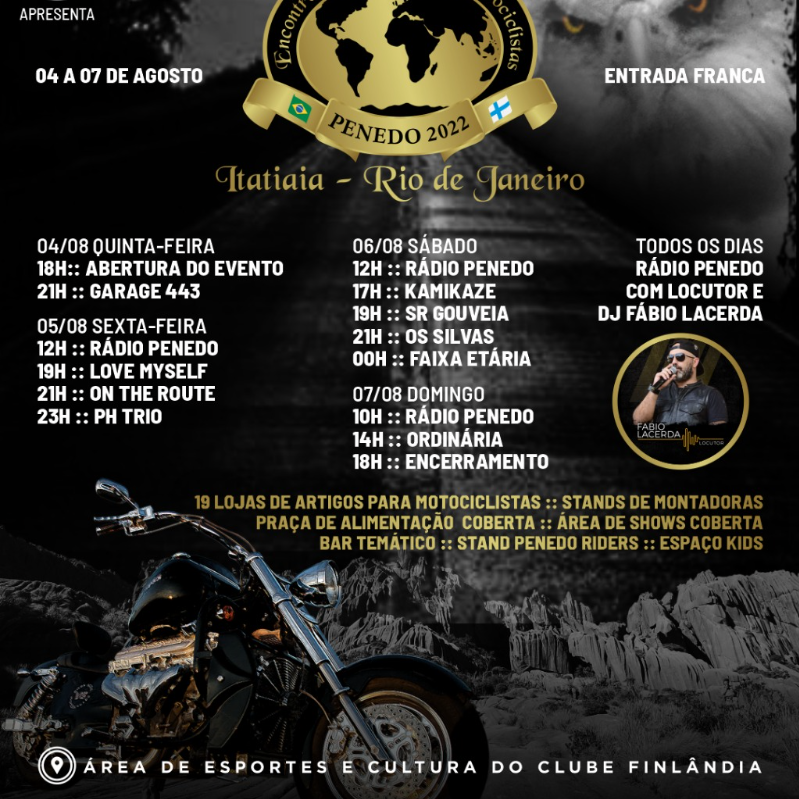 Penedo Rio de janeiro de 4 a 7 de Agosto 